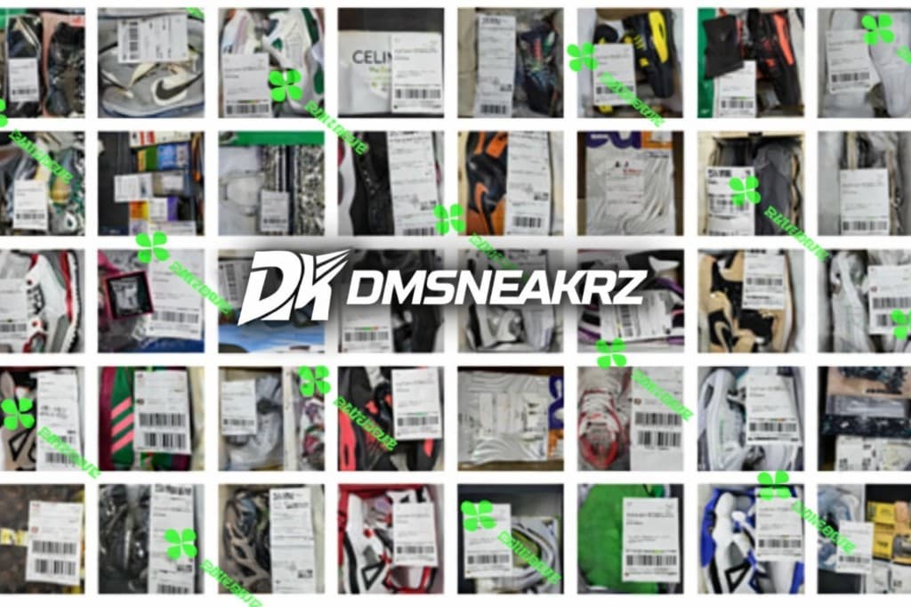 DMSNEAKRZ shipping and QC photo grid